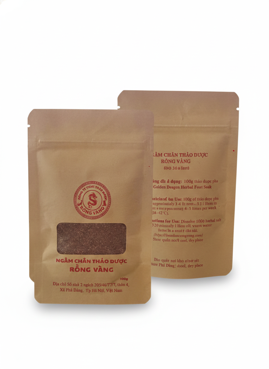NGÂM CHÂN THẢO DƯỢC RỒNG VÀNG