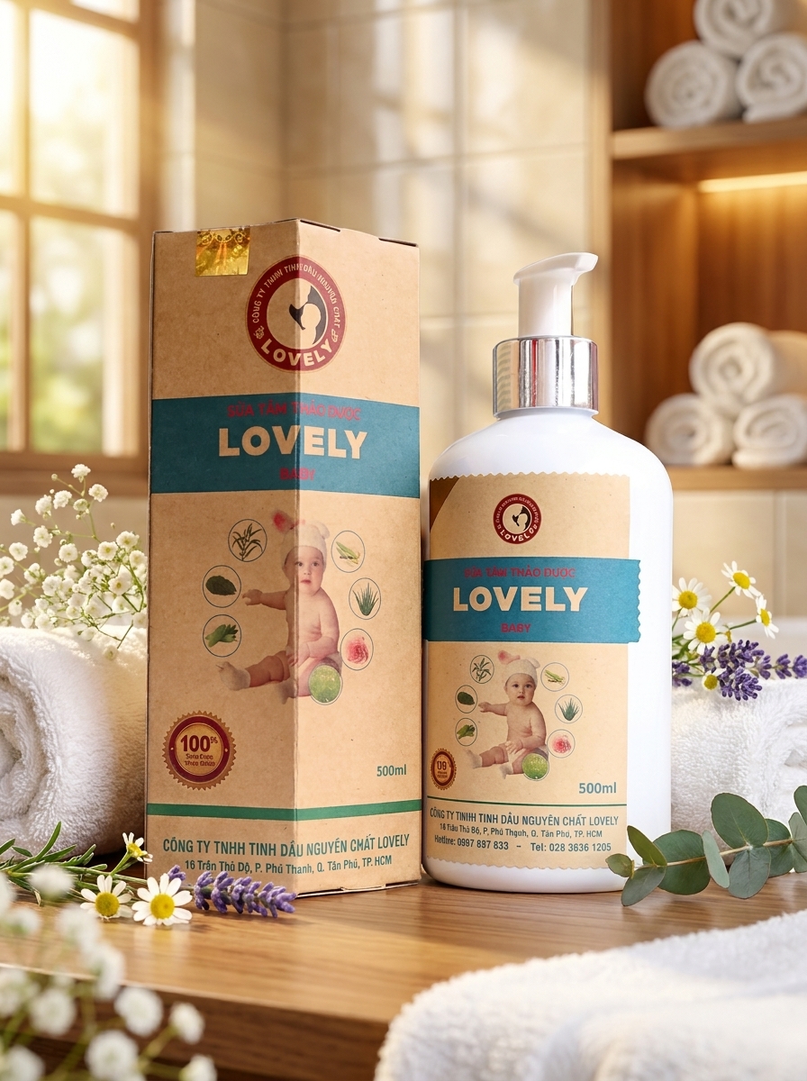 Sữa tắm thảo dược Baby