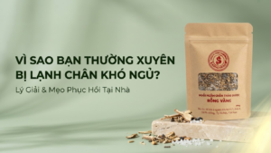Muối ngâm chân thảo dược hỗ trợ giảm tình trạng lạnh chân khó ngủ hiệu quả