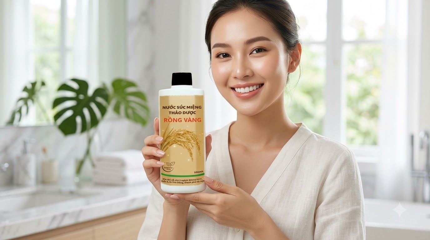 Khám phá nước súc miệng thảo dược Rồng Vàng giúp làm sạch mảng bám, ngừa hôi miệng và bảo vệ nướu chắc khỏe. Mua ngay nước súc miệng thảo mộc chính hãng.
